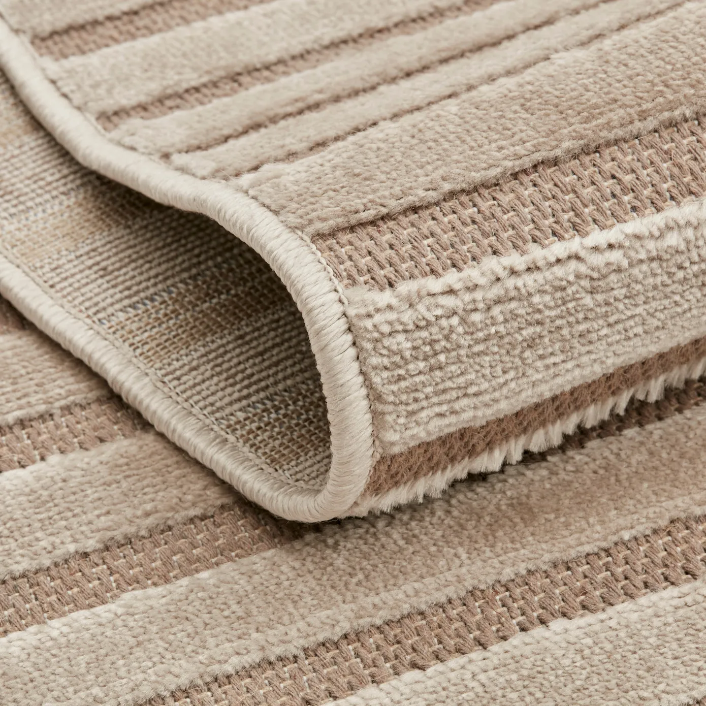Tapis Kaşmir Halı 7/24 Scandinave Thor beige, 200x290 cm - Image 3