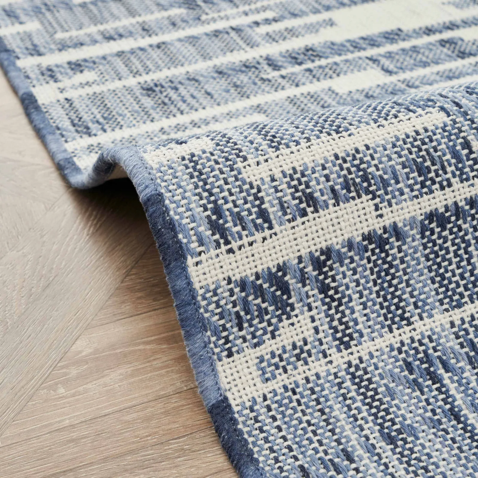 Tapis Kaşmir Halı Dogasever Ayaz en coton recyclé, 160 x 230 cm - Image 3