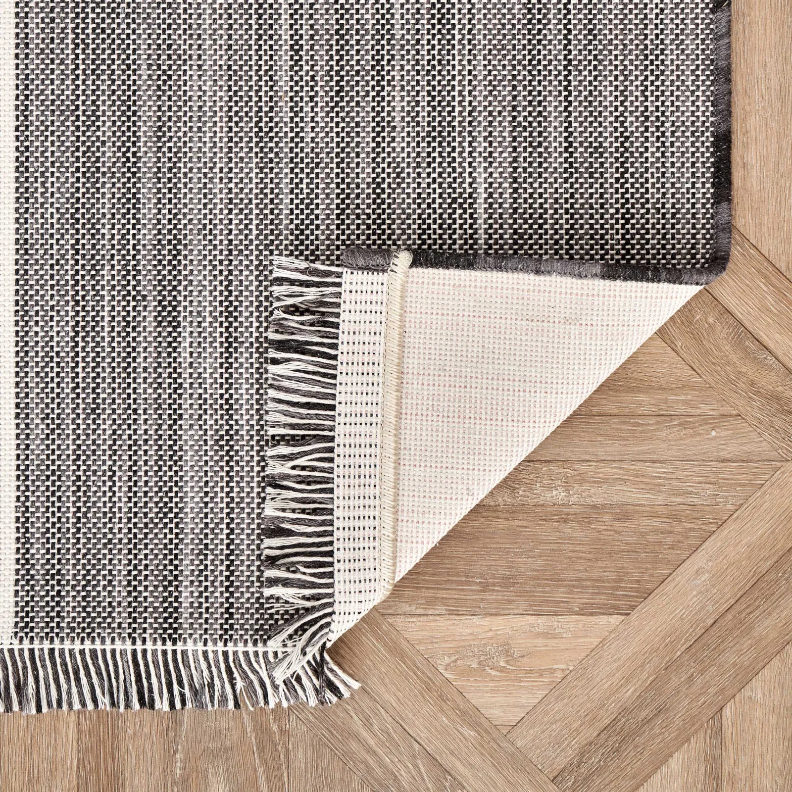 Tapis Kaşmir Halı Dogasever en coton recyclé, 160 x 230 cm - Image 5