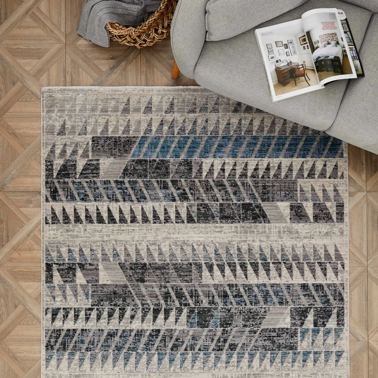 Tapis Kaşmir Scandinave Dalaman 120x180 cm