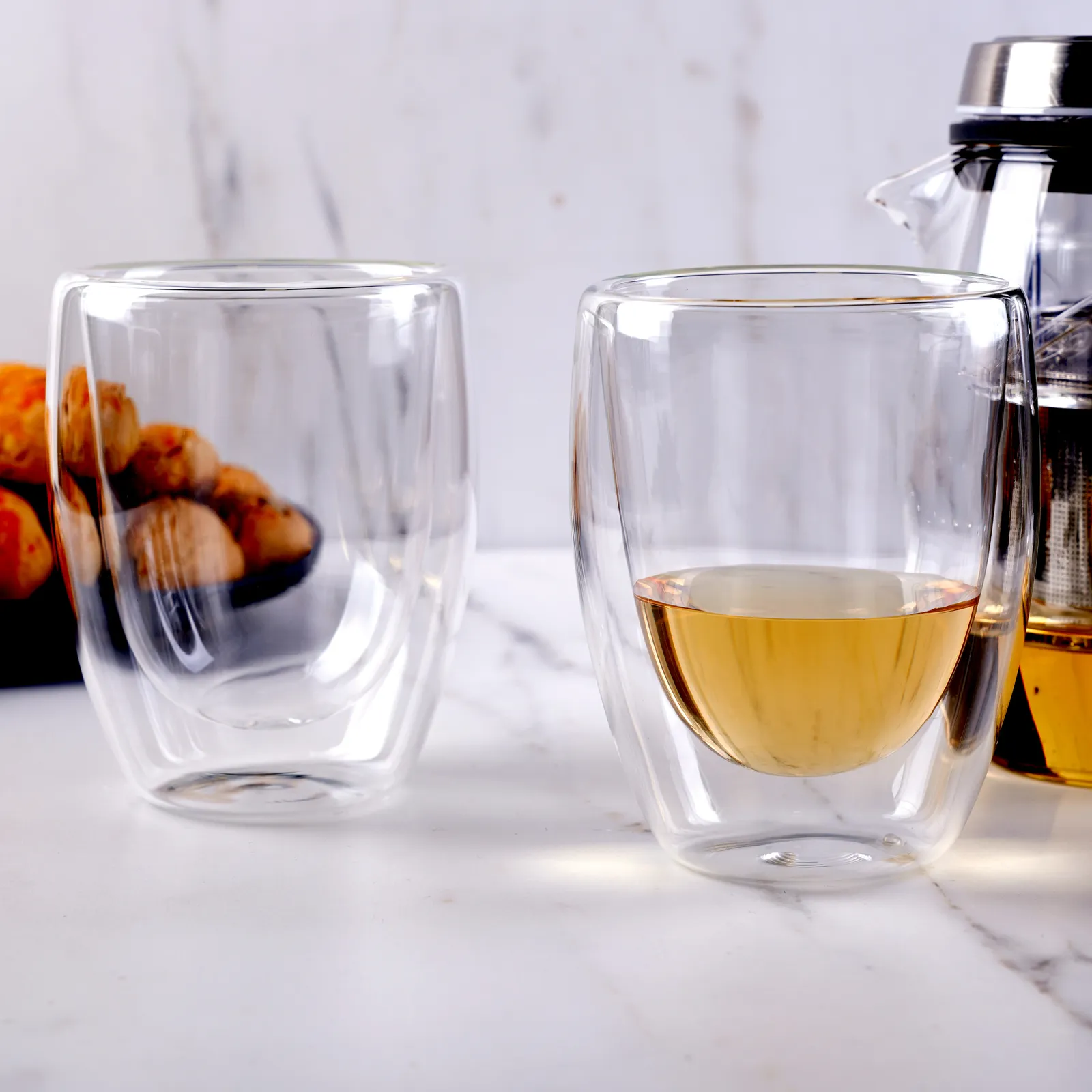 Tasses Karaca à double paroi en verre borosilicate, 2 pièces, 300 ml - Image 3