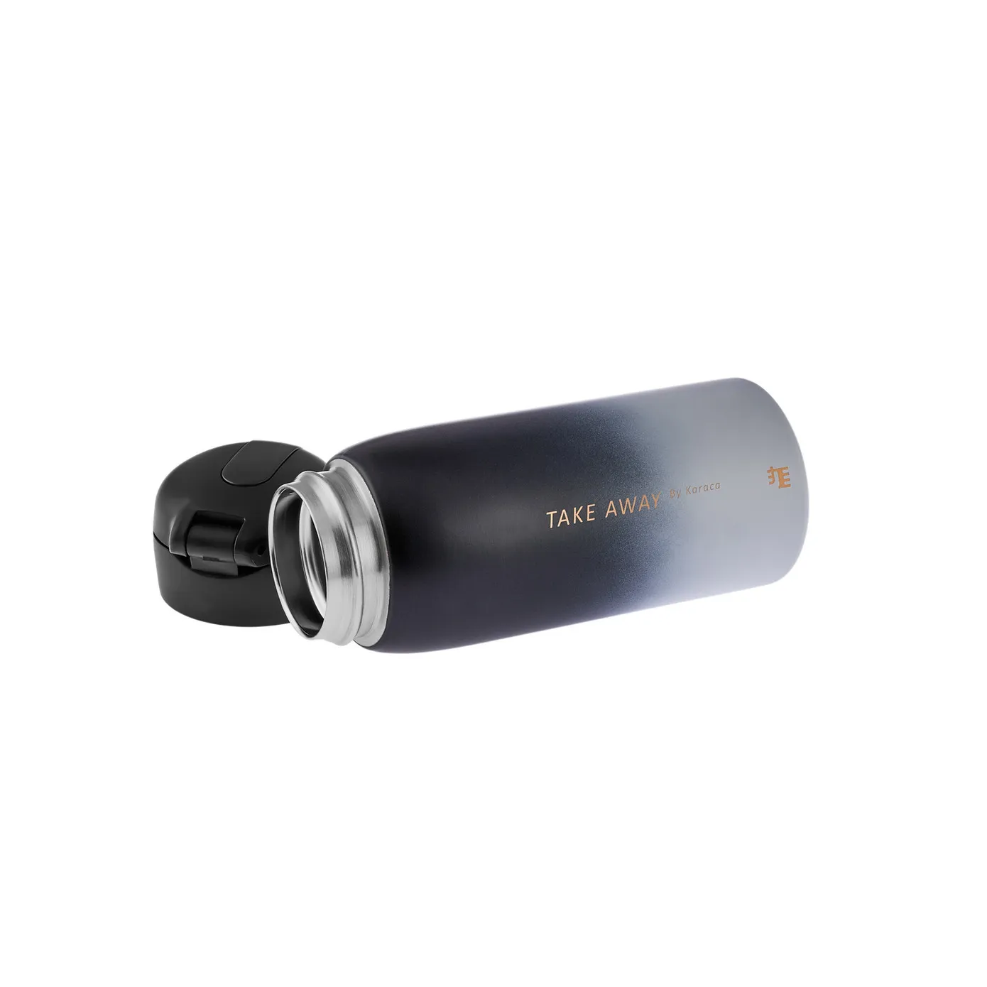 Thermos Karaca Skyfall étanche, acier, 350 ml, noir - Image 4