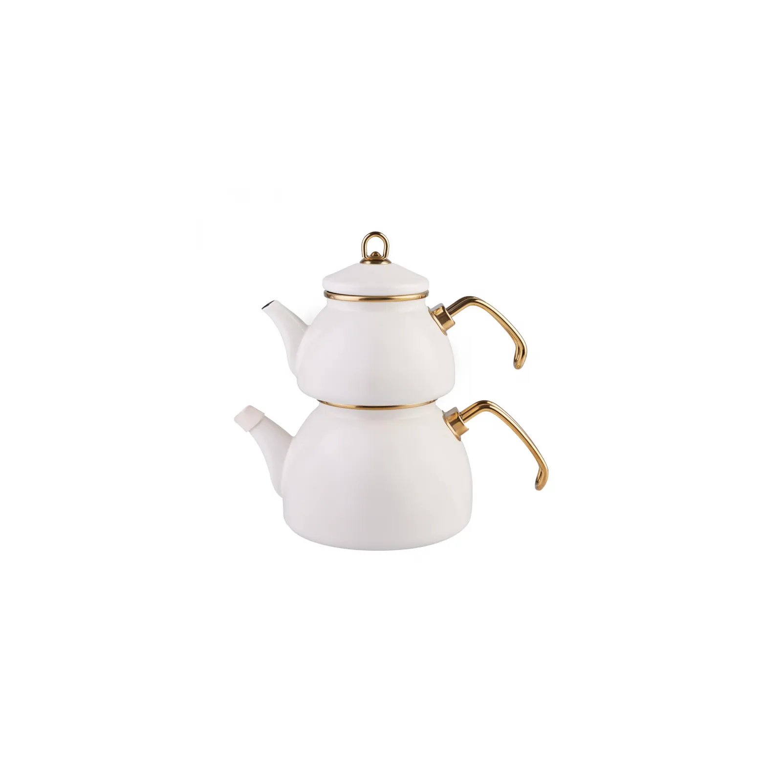 Théière Karaca Retro en émail, couleur crème - Image 6