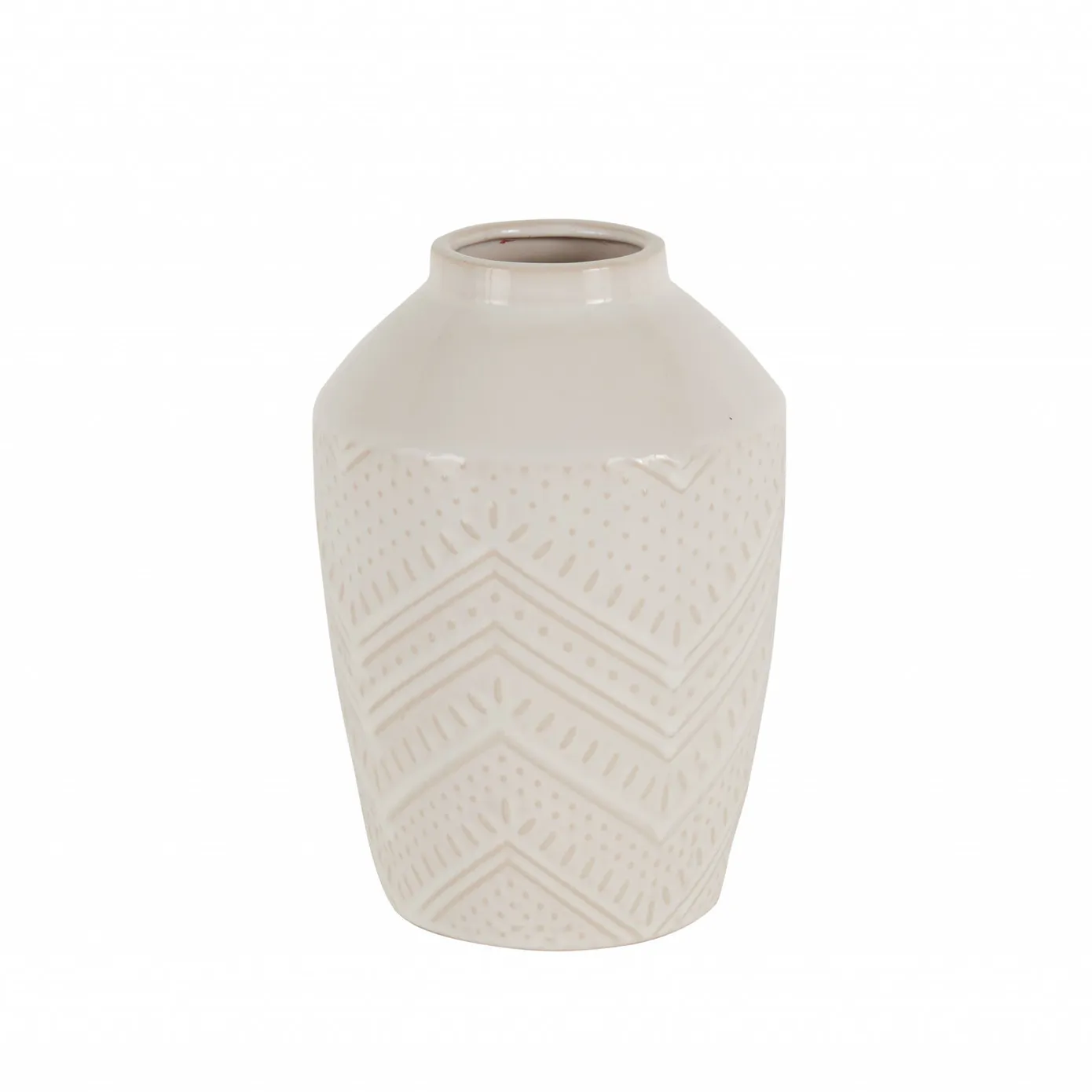 Vase Karaca Home Angel, blanc, 14,7x14,7x25,5 cm