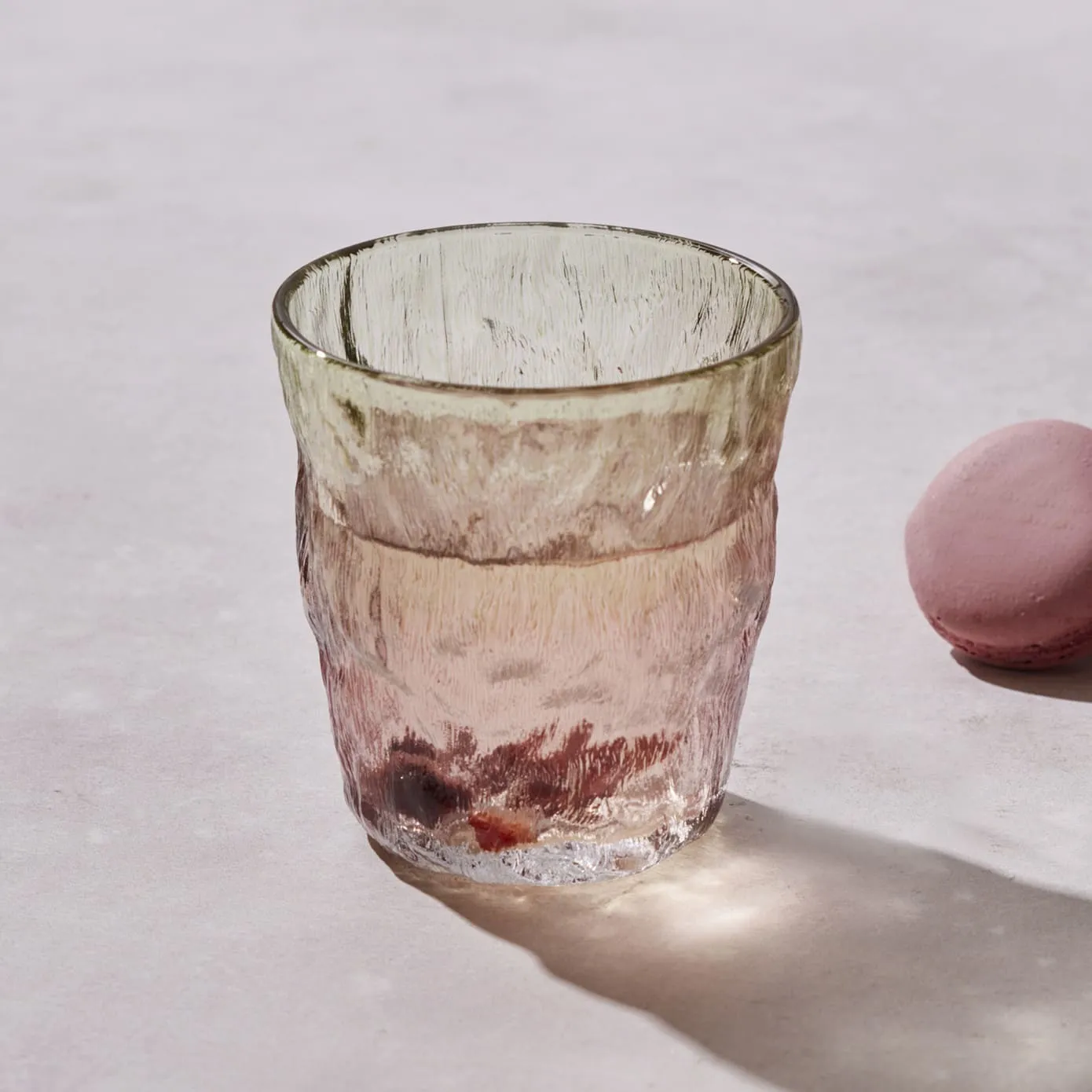 Verre à eau Karaca Glacier, 287 ml, rouge vert - Image 3